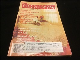 Workbasket Magazine October 1986 Crochet an Heirloom Coverlet, Needlepoint Baby - £5.92 GBP