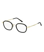 Marc Jacobs MARC 702/G 0807 00 Black/Gold 49mm Eyeglasses New Authentic - $102.89