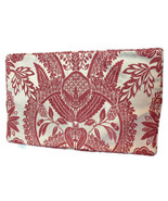 Pottery Barn Pillow Case Cover Red Floral Throw Accent Room Decor 16 x 26 - £19.95 GBP