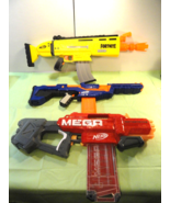 3 QTY LARGE NERF FORTNITE GUN RIFLE WITH MEGA MAGAZINE MOTOSTRYKE DELTA ... - $1,406.81 MXN