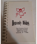 Heavenly Dishes Cookbook First Christian Church Leesville LA Spiral Boun... - $10.67