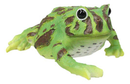 Realistic Lithobates Clamitans Amphibian Green Frog Decorative Figurine - $483.41 MXN