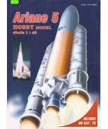 Papercraft - Ariane 5 Paper Model - Scale 1:48 - $2.90