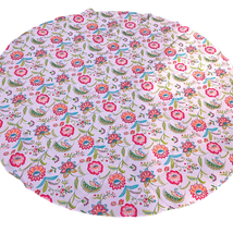 Nicole Miller Home Round Floral Paisley Tablecloth - £15.91 GBP