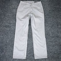 Bonobos Pants Mens 30x30 (30x29) Grey Chino Low Rise Straight Leg Cotton... - $19.26