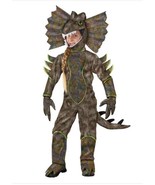 Teetot Boys Girls Dinosaur Costume Brown Jumpsuit Headpiece Gloves Hallo... - $89.42 CAD