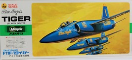 Hasegawa Blue Angels F11F-1 &quot;Tiger&quot; 1/72 Scale Kit No. D016 - £21.83 GBP
