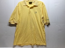 Masters Collection Polo Shirt Size Large L Mens Yellow Augusta National - £13.41 GBP