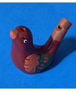 NEW ALBANIA CERAMIC RED BIRD WHISTLE WITH WATER-FIGURINE-HANDMADE-CHILDR... - £9.09 GBP