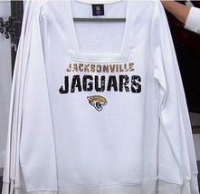 Officially Licensed NFL Women&#39;s Bling Sweatshirt - Jacksonville Jaguars - Large - £19.46 GBP