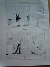 Vintage Cartoon by P. Edwards Australian Compositor Print Magazine Ad 1930 - $12.99