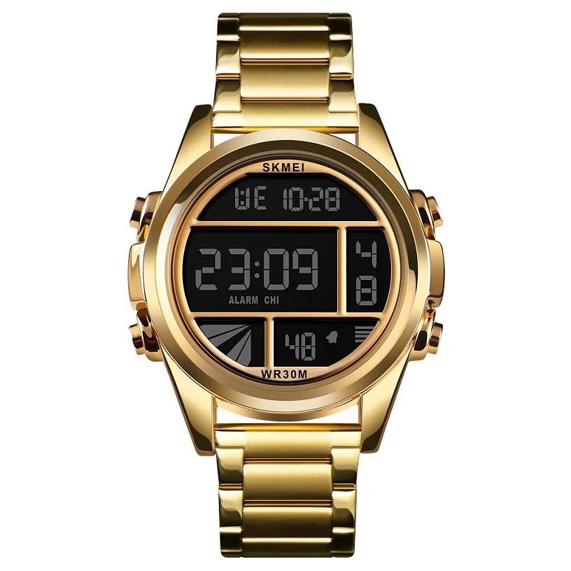   Men    Digital Wristwatch Waterproof   Display Fashion Casual Electronic Watch - £99.87 GBP