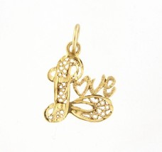 Love Women&#39;s Charm 14kt Yellow Gold 378608 - £62.12 GBP