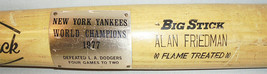 MLB Rare 1977 NY Yankees-Vintage World Series Champions Baseball Bat  - £176.76 GBP