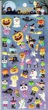 3D Halloween Monster Ghost Witch Kindergarten Sticker Size 19x10 cm/7.5x4 inch - £3.98 GBP