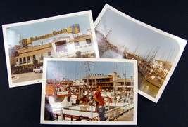 1971 San Francisco Fisherman&#39;s Wharf Photo 3 Color Snapshots - £1.95 GBP