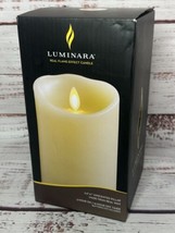 Luminara ® Flameless Candle - Uncented Ivory Wax Pillar 3.5x7” - £40.30 GBP