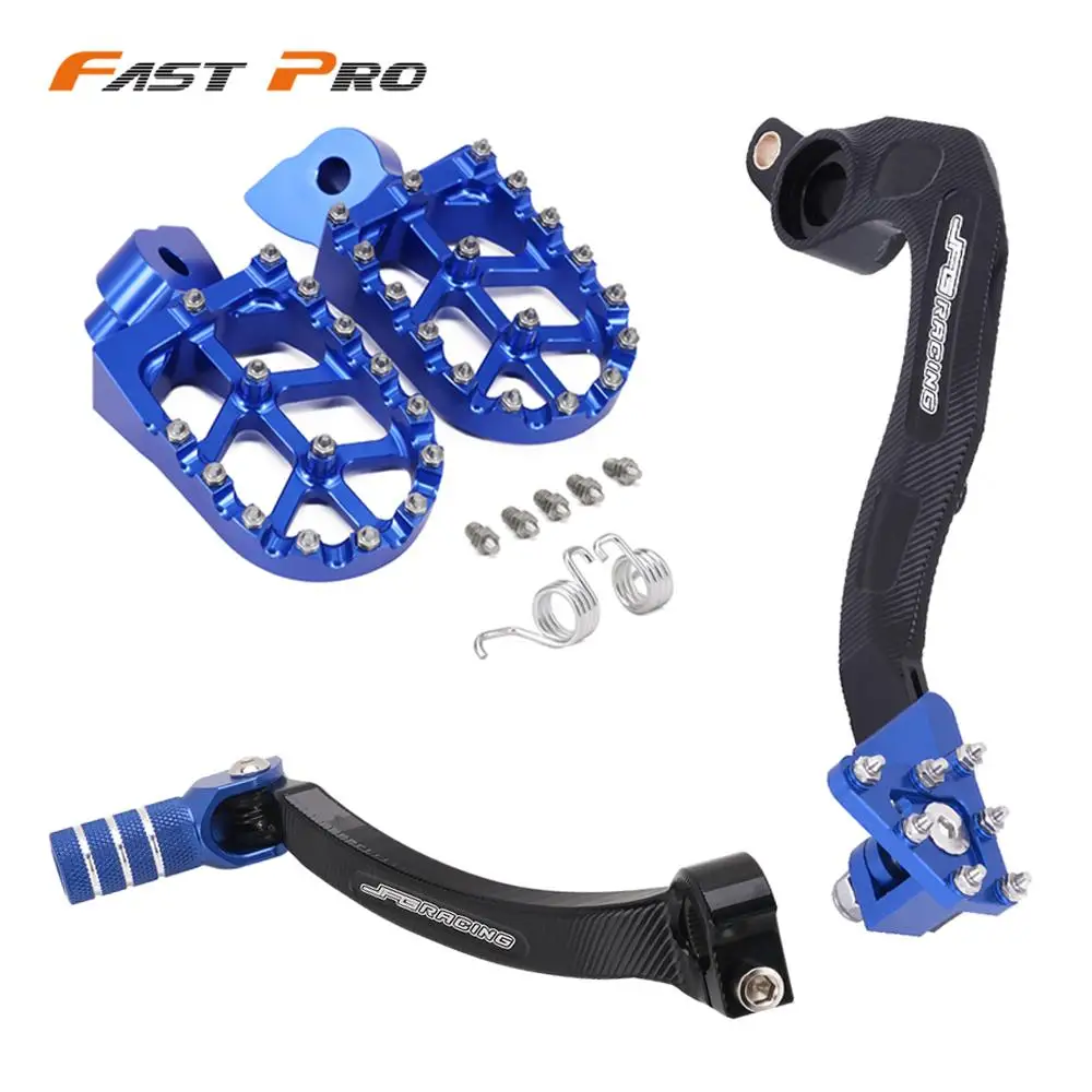 Foot Pegs Shift Lever Brake Pedal For Yamaha YZ250F WR250F 2010-2023 YZ2... - $23.43+
