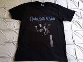 Crosby Stills &amp; Nash 1984 Concert tee CSNY Country T Shirt - £14.22 GBP+