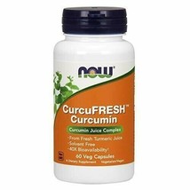 NOW Supplements, CurcuFRESH™ Curcumin, Derived from Fresh Turmeric Juice, Cur... - £22.65 GBP