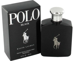 Ralph Lauren Polo Black Cologne 4.2 Oz Eau De Toilette Spray - £72.47 GBP