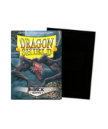1 pack of 100 Dragon Shield Black Matte Standard Sized Card Sleeves - $19.99 CAD