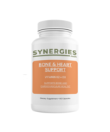 Synergies.Health Bone &amp; Heart Support Supplement - Vitamins K2+D3 - 60 C... - £18.58 GBP