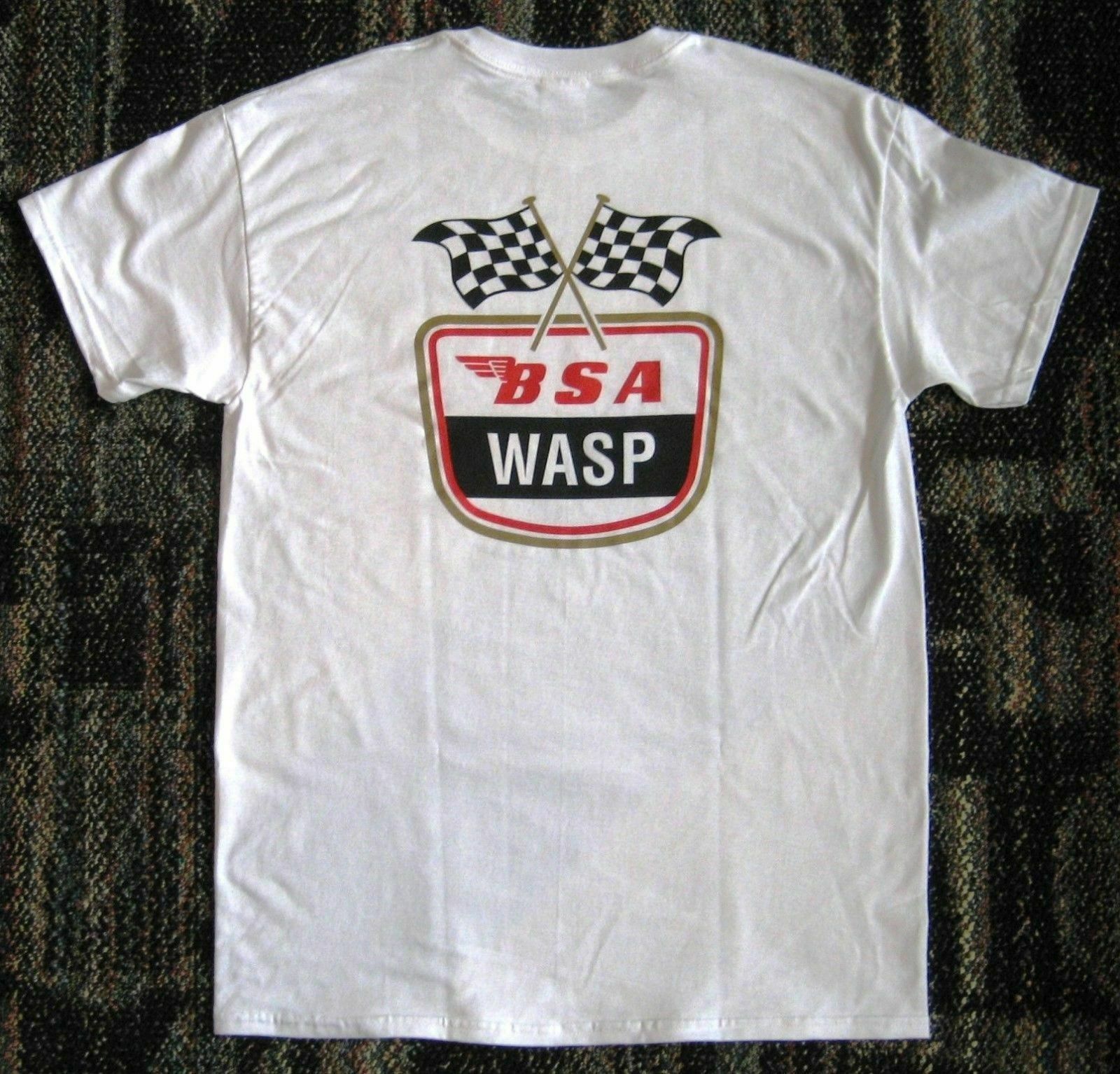 BSA WASP Shirt A50 500 A65 650 Competition Off-Road British Vintage Moto... - $14.50