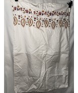 Sanderson 100% Cotton Standard Pillow Case Eggshell w/Embroidered Edge A... - €17,41 EUR