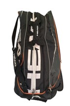 Head Tour Team 12R Tennis Bag Backpack 12 Racquet Black Orange Large image 6