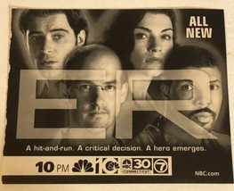 ER Tv Guide Vintage Print Ad Anthony Edwards Julianna Margulies Tpa15 - $6.92