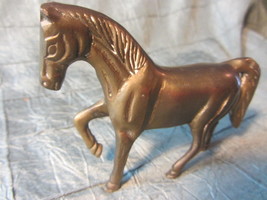 Standing Brass Horse, Vintage Brass Horse, Solid Brass Horse Figurine,  - $30.00
