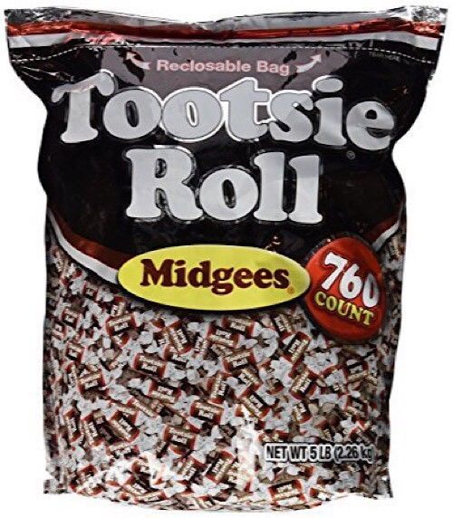 Tootsie Roll Midgees Candy 5 Pound Value Bag 760 Pieces - Pack of 3 - $39.55
