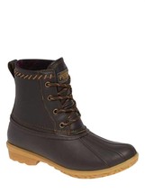 Pendleton women&#39;s leather upper short duck boot in Brown - £66.56 GBP