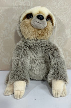 Sloth Plush Animal Adventure Planet Stuffed 12&quot; Cute - £9.05 GBP