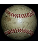 Joe DiMaggio Dickey Gordon Bonham 1946 Yankees Team Signed Baseball JSA ... - £697.85 GBP