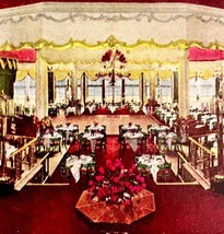 Chicago Edgewater Hotel Postcard Marine Room 1940s Downtown Illinois PCB... - $19.99