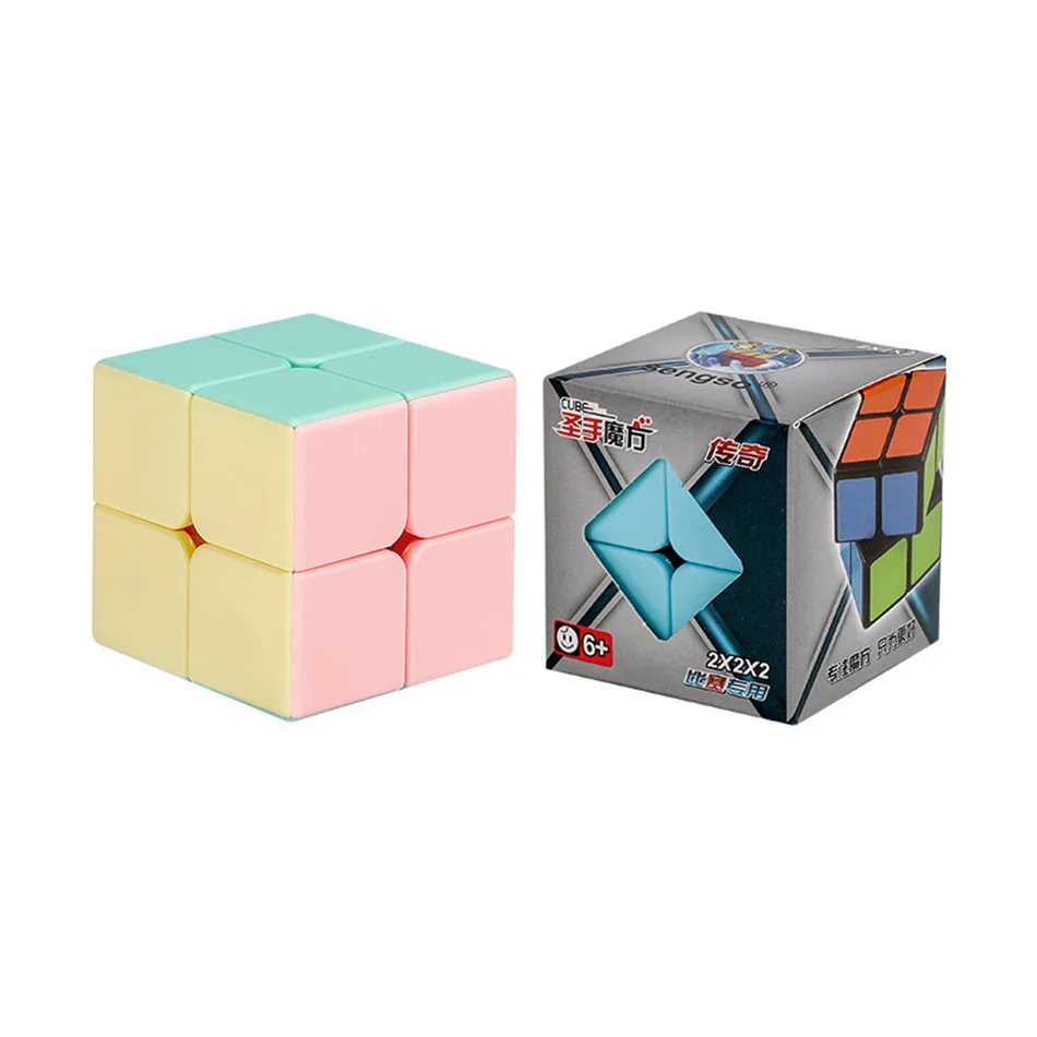 Play New Aaron Color A Cube Shengshou legend Aaron Stickerless A Cube 2x2 3x3 4x - £23.10 GBP