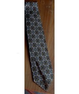 Calvin Klein Men&#39;s 100% Silk Neck Tie - USED - WONDERFUL BROWN &amp; GREEN P... - £7.77 GBP