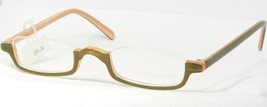 Vintage Munic Eyewear 222 200 Green Rare Eyeglasses Glasses 44-24-145mm Germany - £76.86 GBP