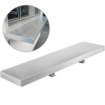 VEVOR 48"x12" SS Drop Down Folding Shelf Concession Trailer Window - $125.90