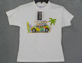 Really Wild Youth T-SHIRT Sz S (6-8) Surf Beach Car W/ 3 Snap On Surfboards Nwd - £3.93 GBP