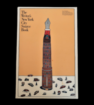 Vtg 1987 Seymour Chwast Titled Writer&#39;s Guide for New York City Fine Art Print - £62.90 GBP