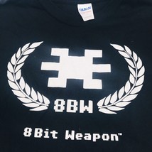 8 Bit Weapon Black Silkscreen T-Shirt Gilden XL Chiptune Electronic Vide... - £9.41 GBP