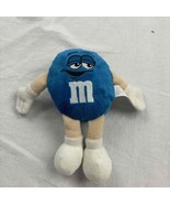 M&amp;M Plush Stuffed Toy Blue Character Doll Authentic 7&quot; - £7.78 GBP