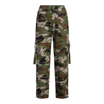 Tinseltown Juniors Twill Cargo Pants, 32&quot; Inseam, Camo Size XS(1) - $29.69
