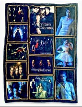 The Vampire Diaries Cast Collage Ultra Soft Fleece Throw Blanket 40”x50” New NIP - £13.61 GBP