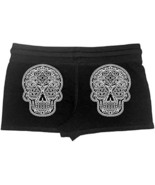 Sugar Skull PTB7704 Poco Loco Sweat Shorts Underwear 100% Cotton Adult L... - $23.08 CAD