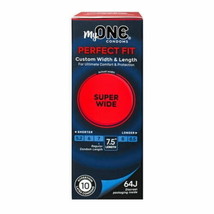 My One Perfect Fit Condoms Super Wide Length 7.5 Inches Of 10 Count  EXP6/2027 - £9.42 GBP