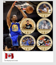 Kevin Durant  Basketball Player 5 pcs Coins  - £31.43 GBP